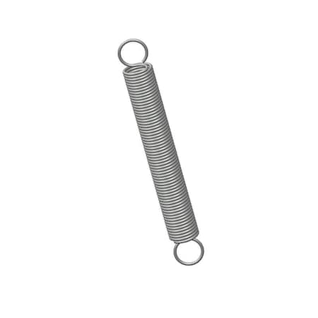 Extension Spring, O= .750, L= 6.00, W= .075